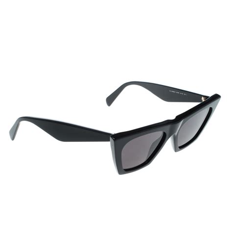 celine 41468 s black|Celine Cl41468/s 807ir Black Cat Eye Sunglasses .